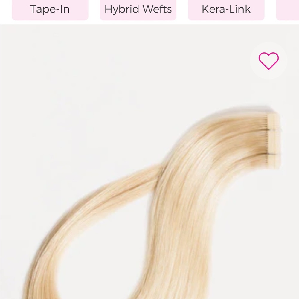 Donna Bella 16” tape in extensions.